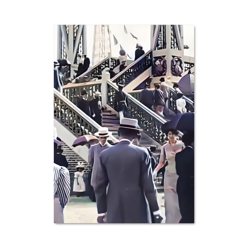 Poster Escaliers de Paris